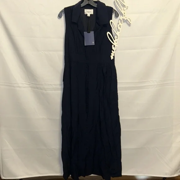 POMANDER PLACE

Navy Sleeveless Noelle Maxi Dress - Picture 6 of 11
